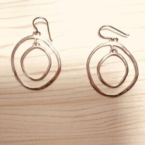 NWOT SILPADA SILVER DOUBLE HOOP EARRINGS
